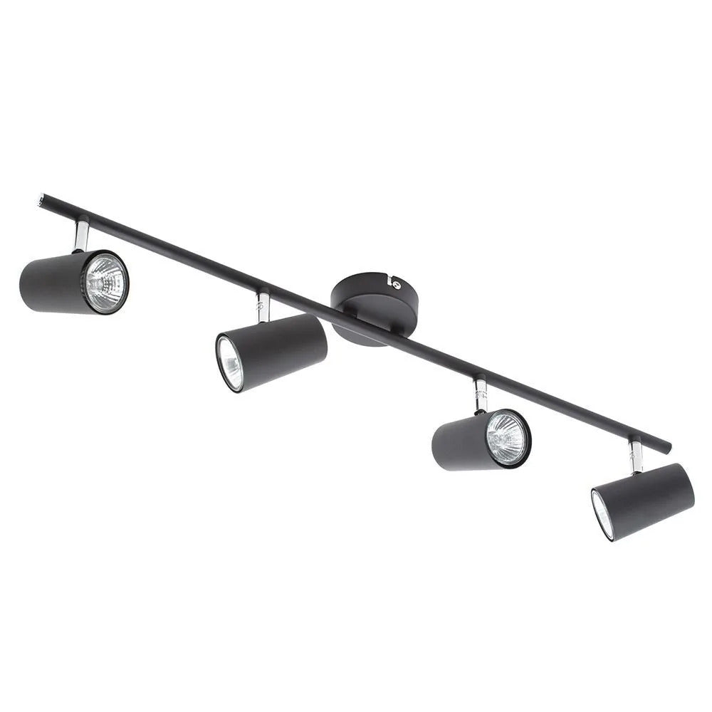 Inlight Harvey Black 4 Spotlight Bar - INL-31723-BLK