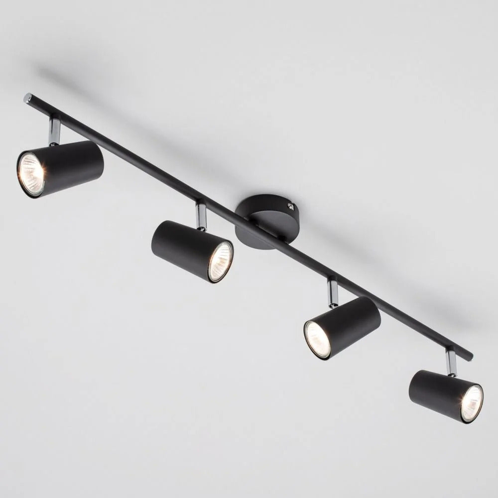 Inlight Harvey Black 4 Spotlight Bar - INL-31723-BLK