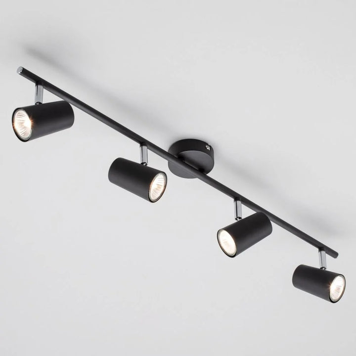 Inlight Harvey Black 4 Spotlight Bar - INL-31723-BLK
