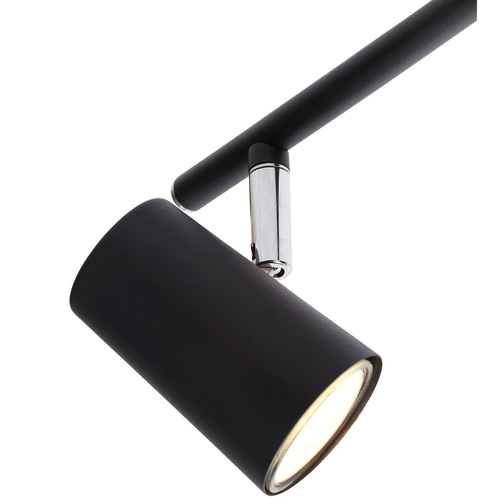 Inlight Harvey Black 4 Spotlight Bar - INL-31723-BLK