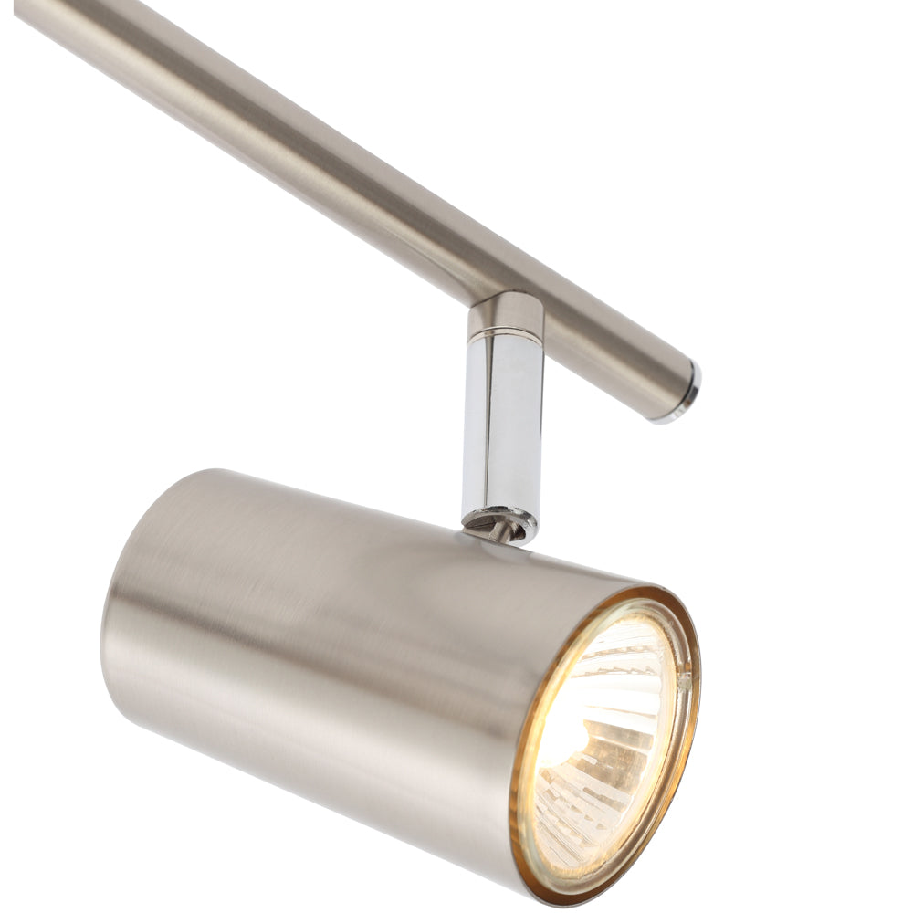 Inlight Harvey Satin Nickel IP20 4 Spotlight Bar - INL-31723-SNIC