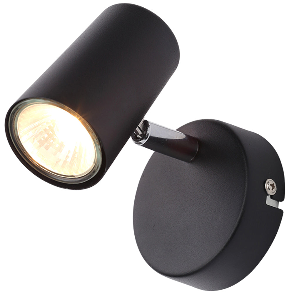 Inlight Harvey Black IP20 Sngle Spotlight Bar - INL-31775-BLK