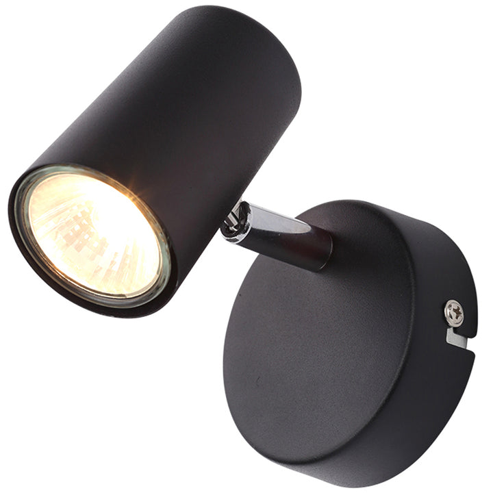 Inlight Harvey Black IP20 Sngle Spotlight Bar - INL-31775-BLK
