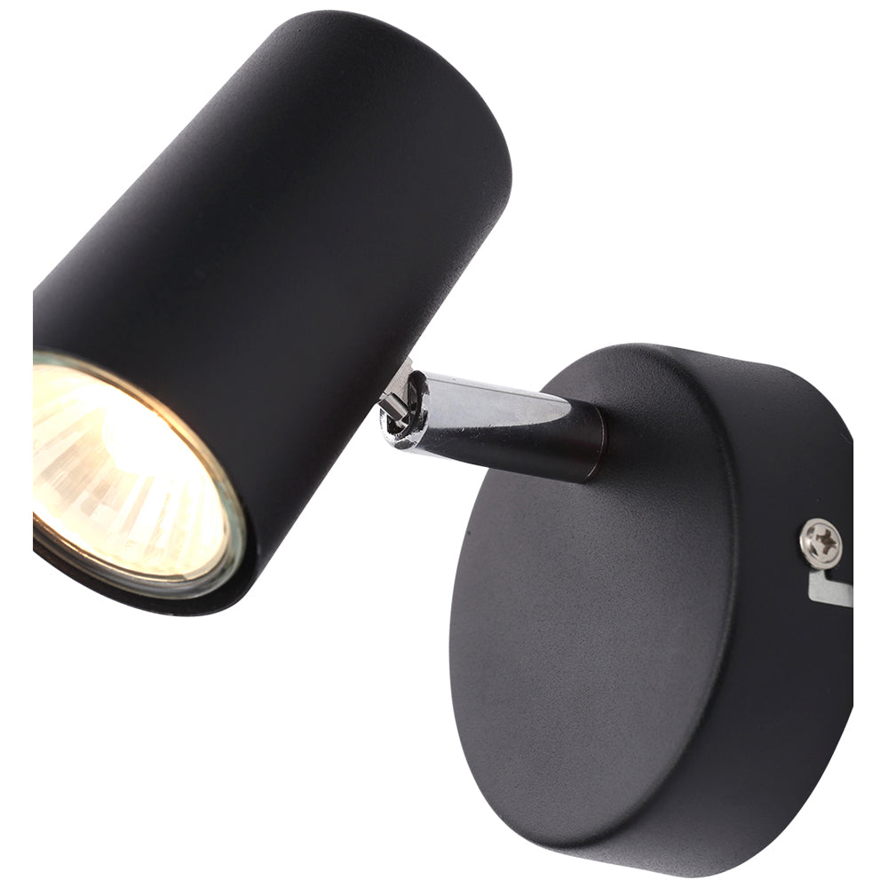 Inlight Harvey Black IP20 Sngle Spotlight Bar - INL-31775-BLK