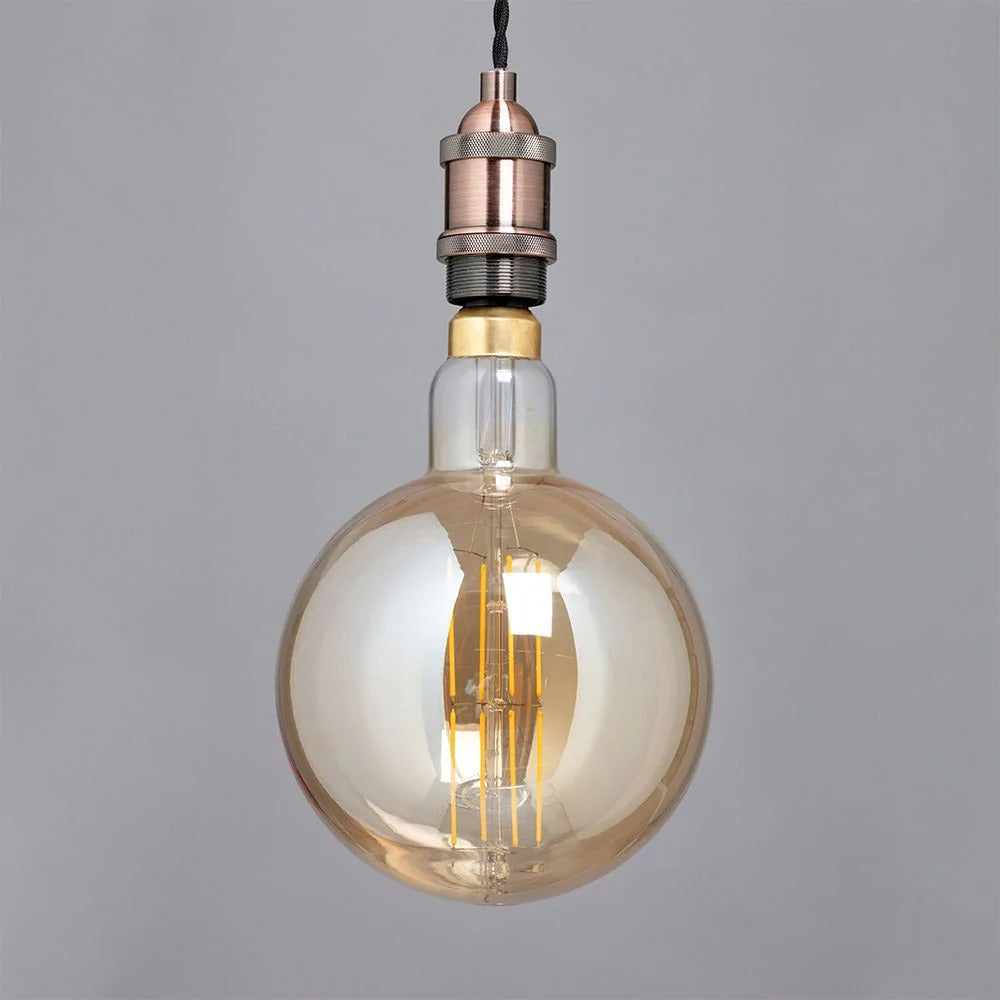 Inlight Warm White 6W Large Vintage LED Filament Lamp - INL-34028-AMB