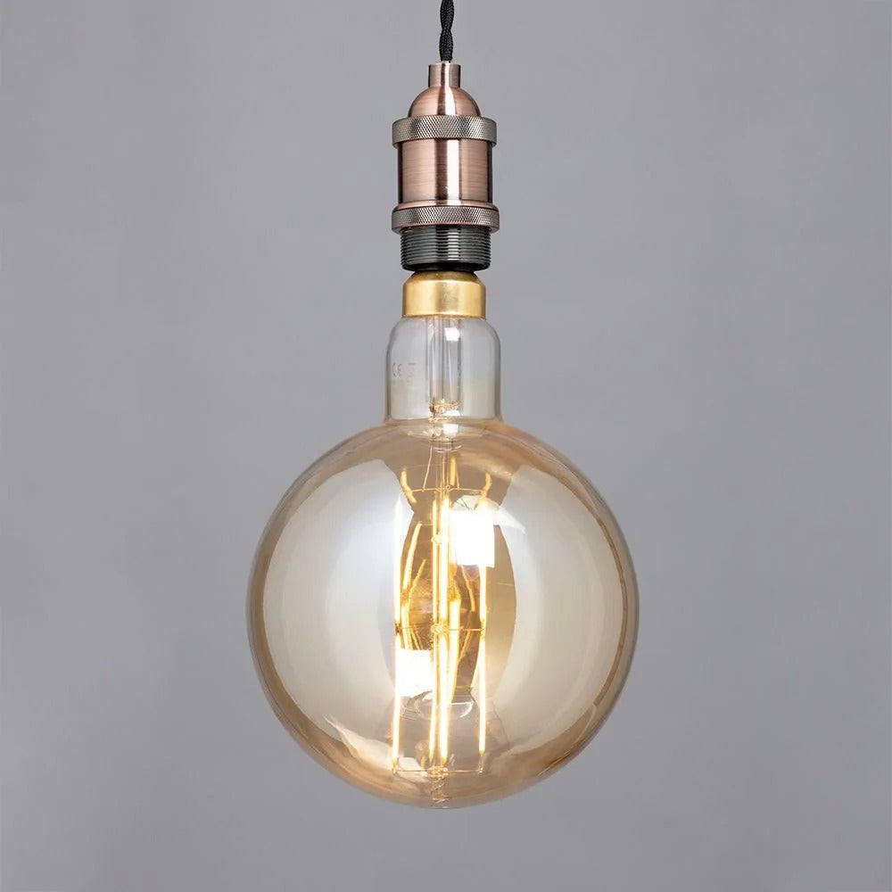 Inlight Warm White 6W Large Vintage LED Filament Lamp - INL-34028-AMB