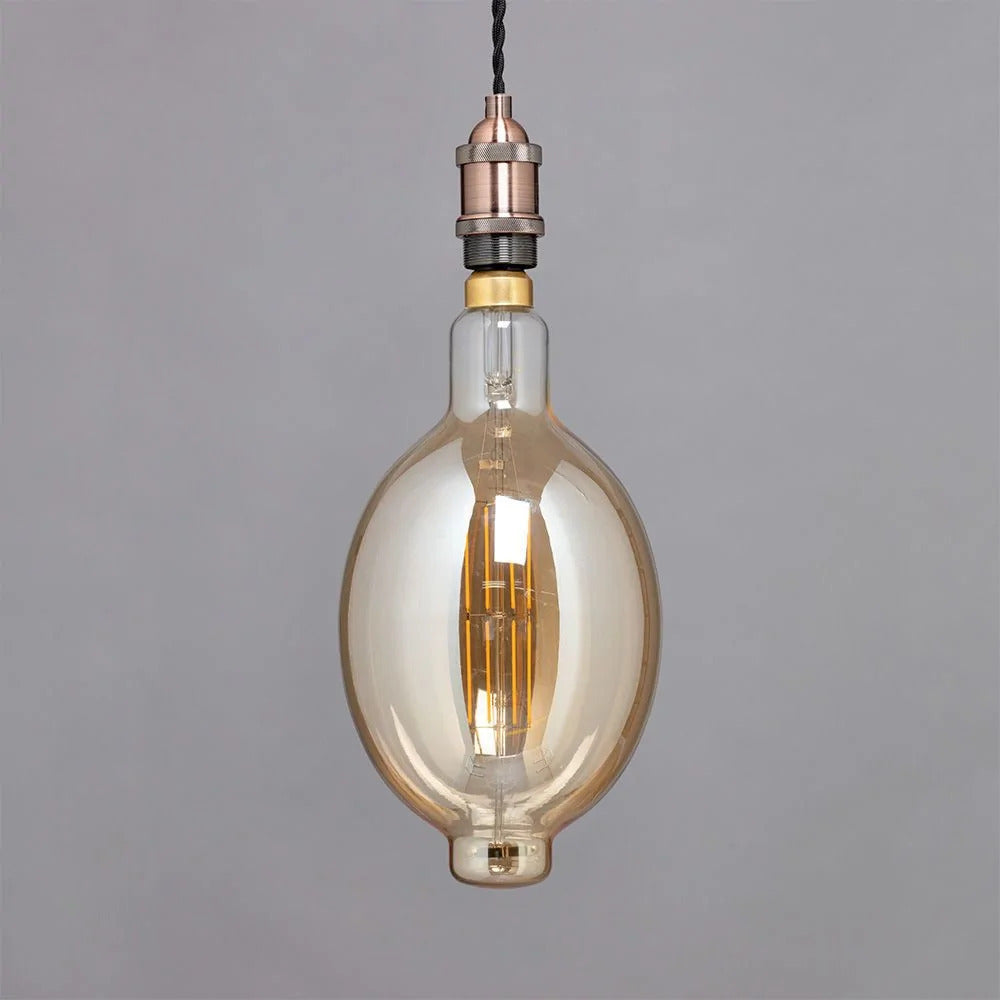 Inlight Warm White 6W Large Vintage LED E27 Filament Lamp - INL-34029-AMB