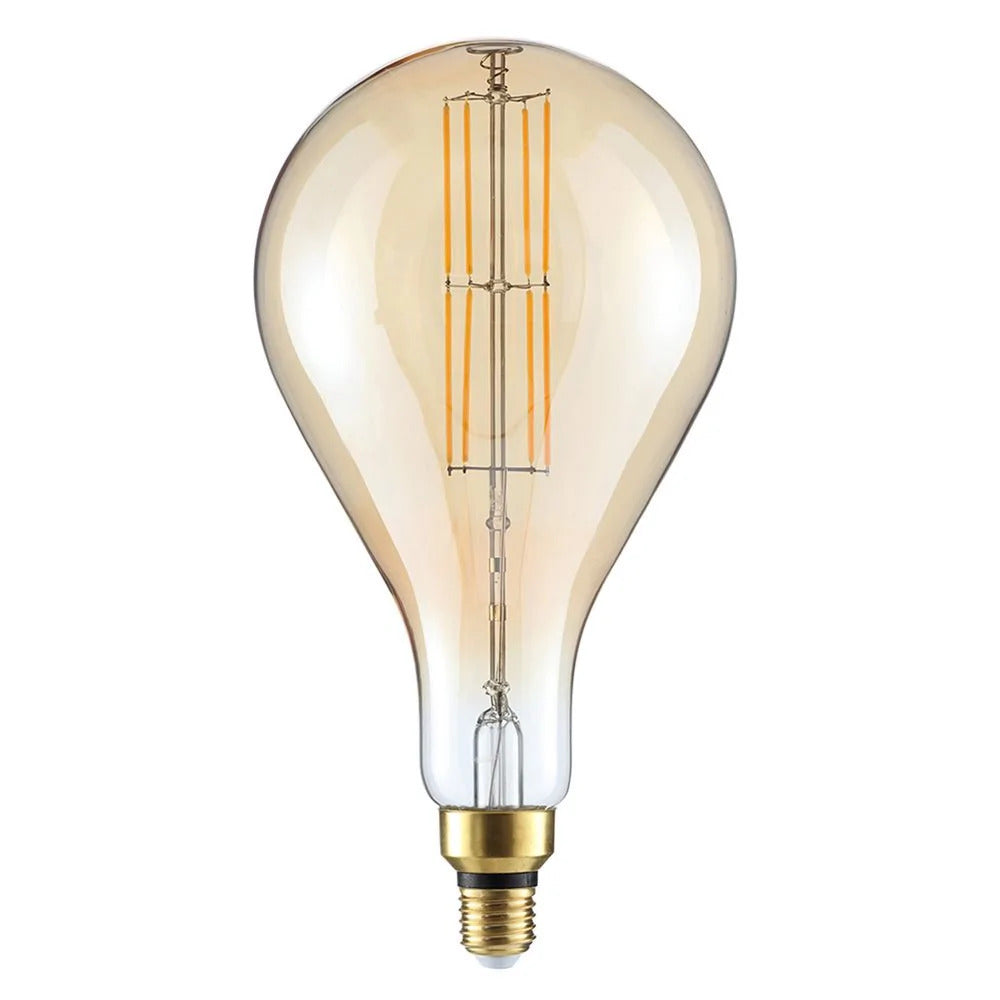 Inlight Warm White 6W Large Vintage LED E27 Filament Lamp - INL-34030-AMB