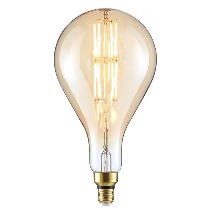 Inlight Warm White 6W Large Vintage LED E27 Filament Lamp - INL-34030-AMB