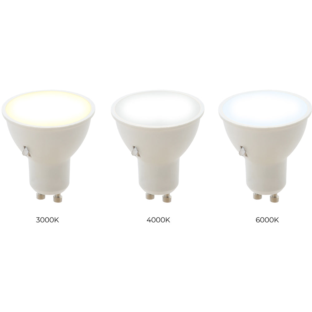 Inlight White GU10 6W LED CCT Lamp - INL-34400