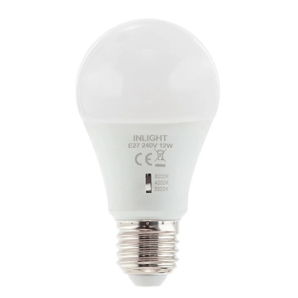 Inlight White CCT 12W E27 GLS LED Lamp - INL-34401