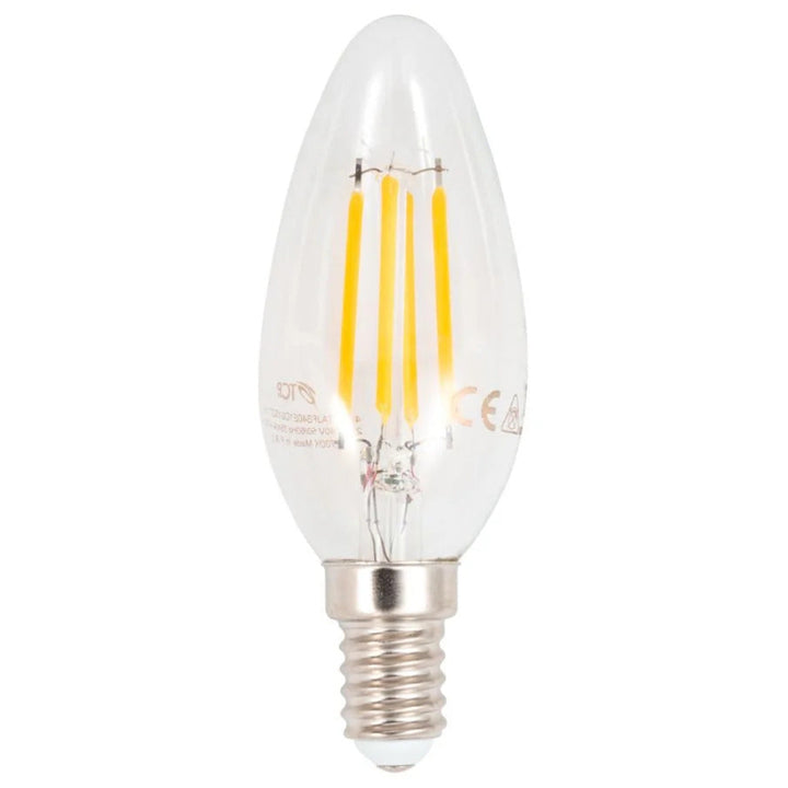 Inlight Cool White Filament 4W Candle LED Lamp - INL-36015