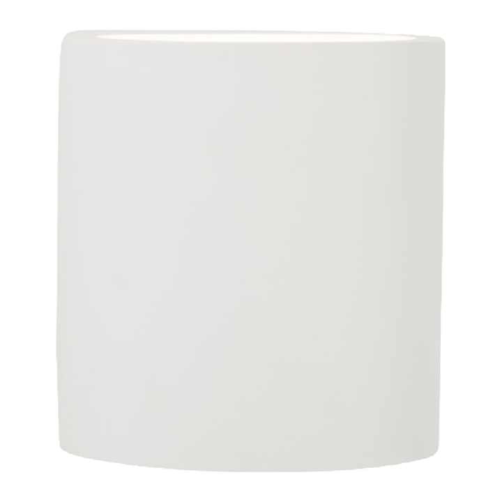 Inlight Osuna Round Up&Down Plaster Wall Light White