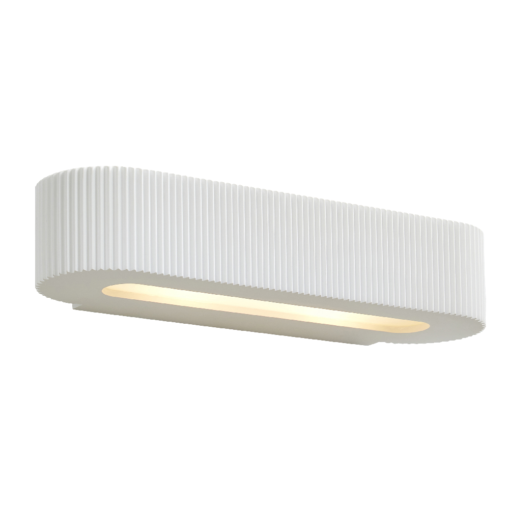 Inlight Getxo White Plaster Wall Uplighter
