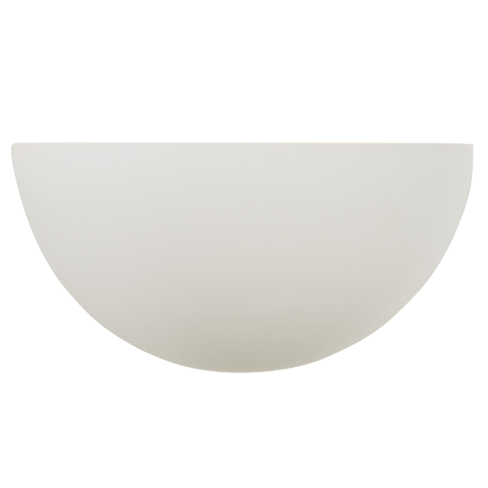 Inlight Mao White Plaster Wall Qtr Uplighter