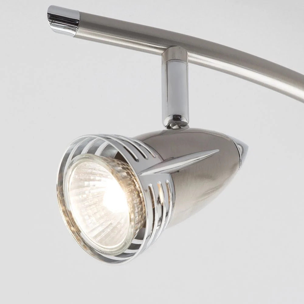 Inlight Elara Satin Nickel & Chrome 35W 4 Light Bar Spotlight - INL-598410-SNIC