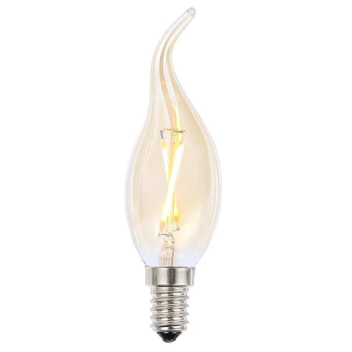 Inlight Tinted C35L 2W E14 LED Vintage Filament Candle Lamp INL-C35L-LED-SES-TNT