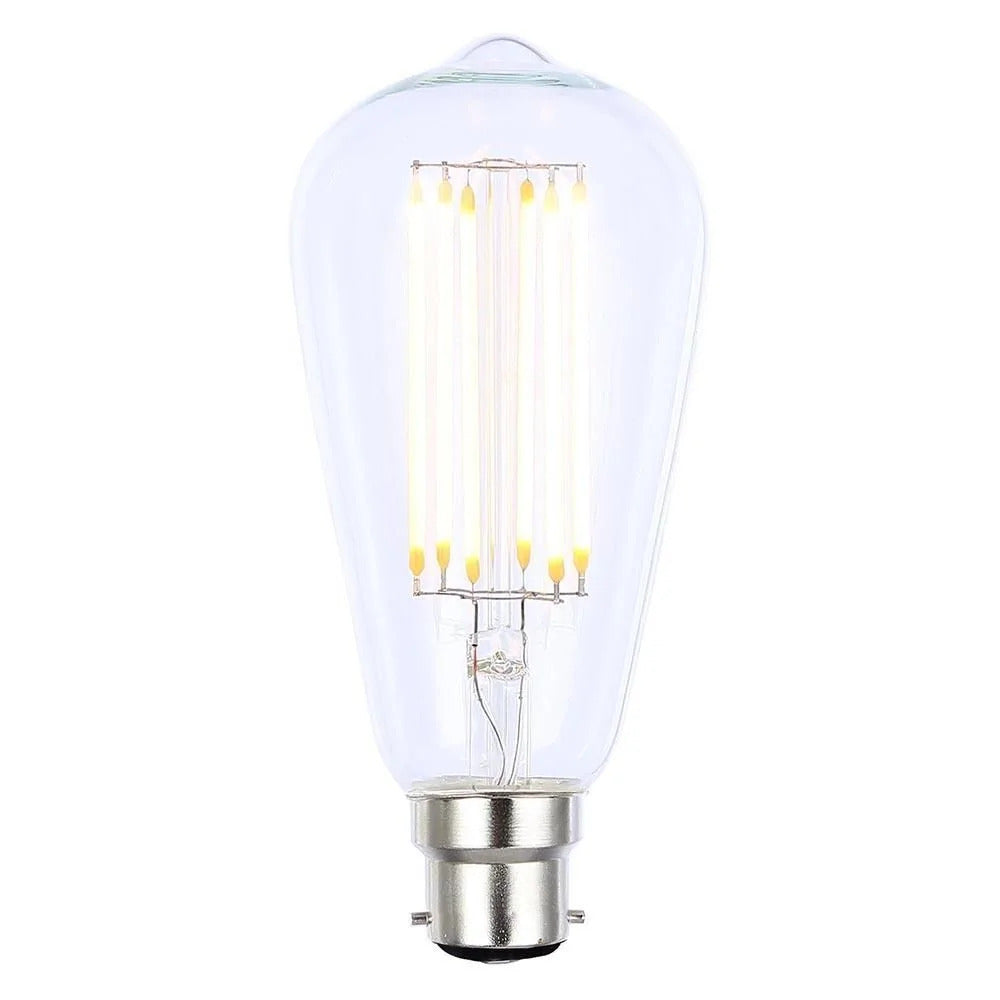 Inlight Clear 6W B22 ST64 Vintge Dimmable Filament LED Lamp INL-ST64-LED-BC-CLR
