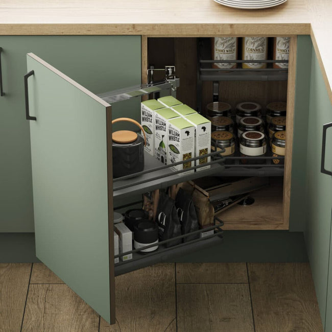 Corner Pull - Out Kitchen Cabinet Organiser
