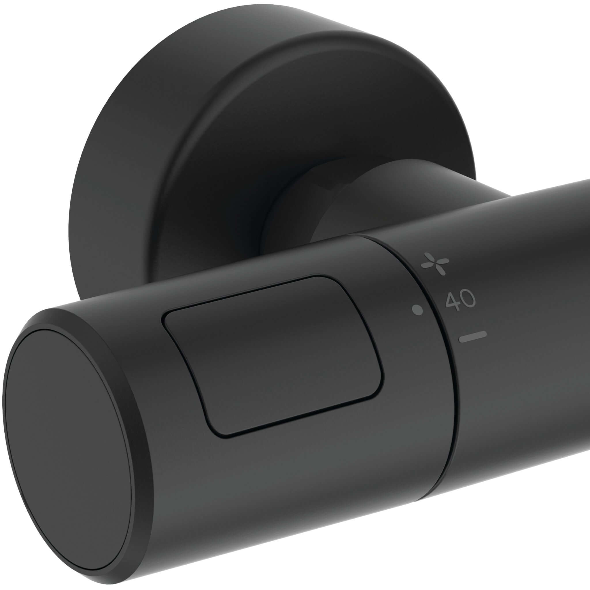 Ideal Standard Ceratherm T25+ Matt Black Exposed Shower System
