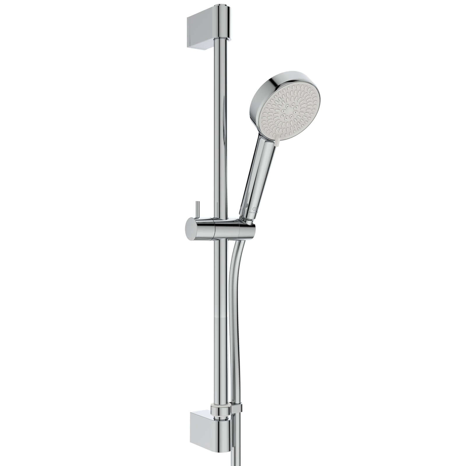 Ideal Standard Idealrain Chrome 600mm Shower Slide Rail Kit with Two Function Handset