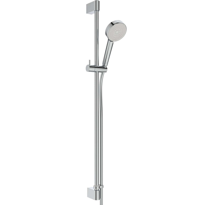 Ideal Standard Idealrain Chrome 900mm Shower Slide Rail Kit with Two Function Handset