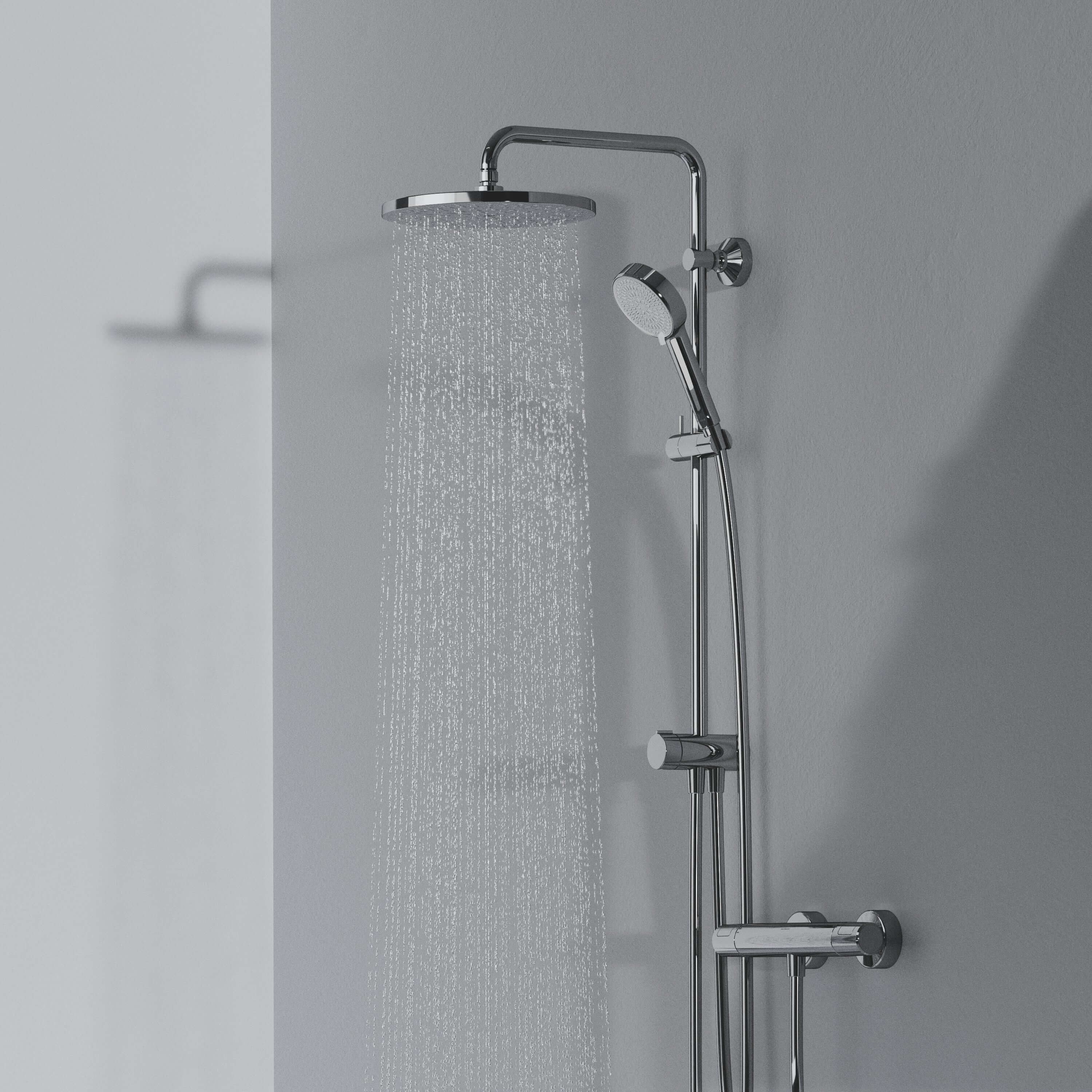 Ideal Standard Ceratherm T25 Chrome Exposed Shower System