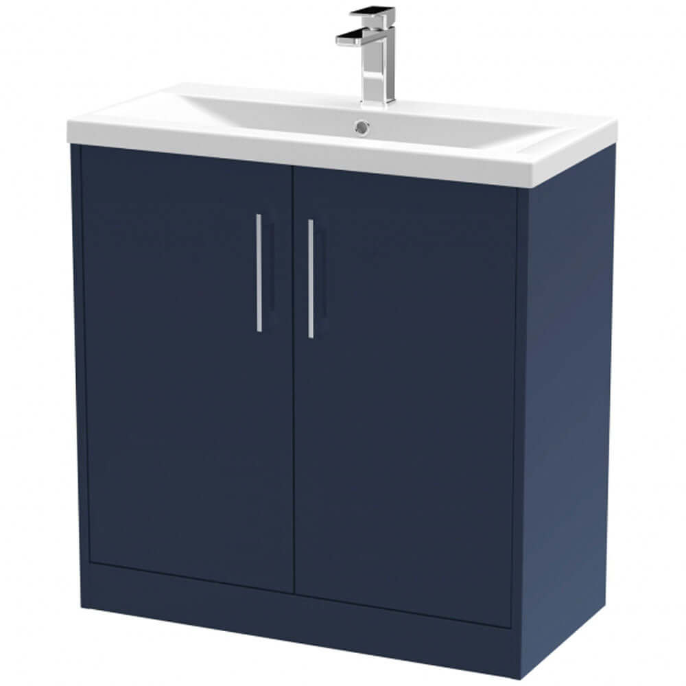 Hudson Reed Juno Floor Standing 2-Door Vanity Unit & Basin