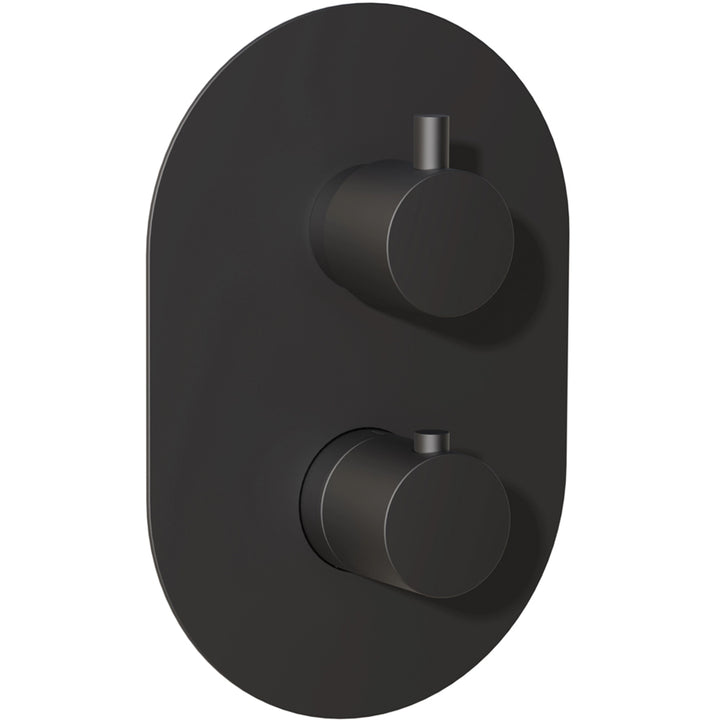 Methven Kaha Matte Black 1 Way Thermostatic Concealed Shower Valve KAHA 1DBK