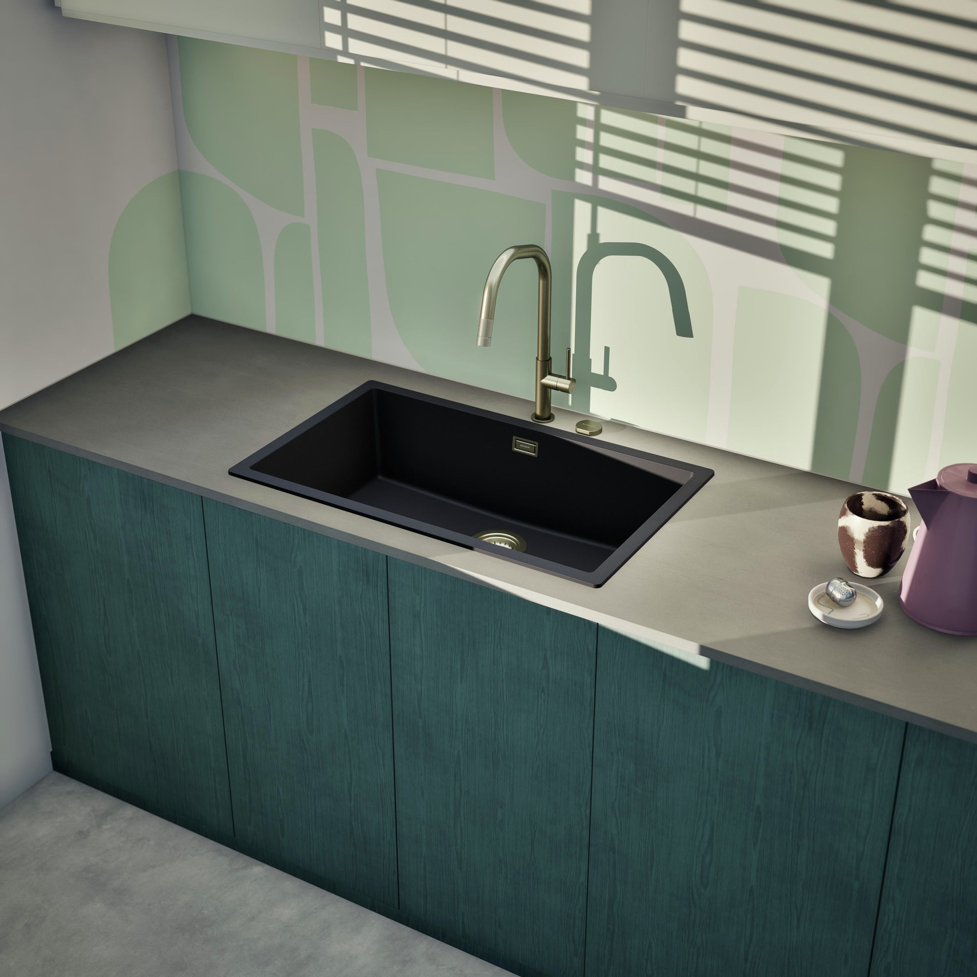 Schock Kaia N-100XL 1 Bowl Inset Granite Kitchen Sink