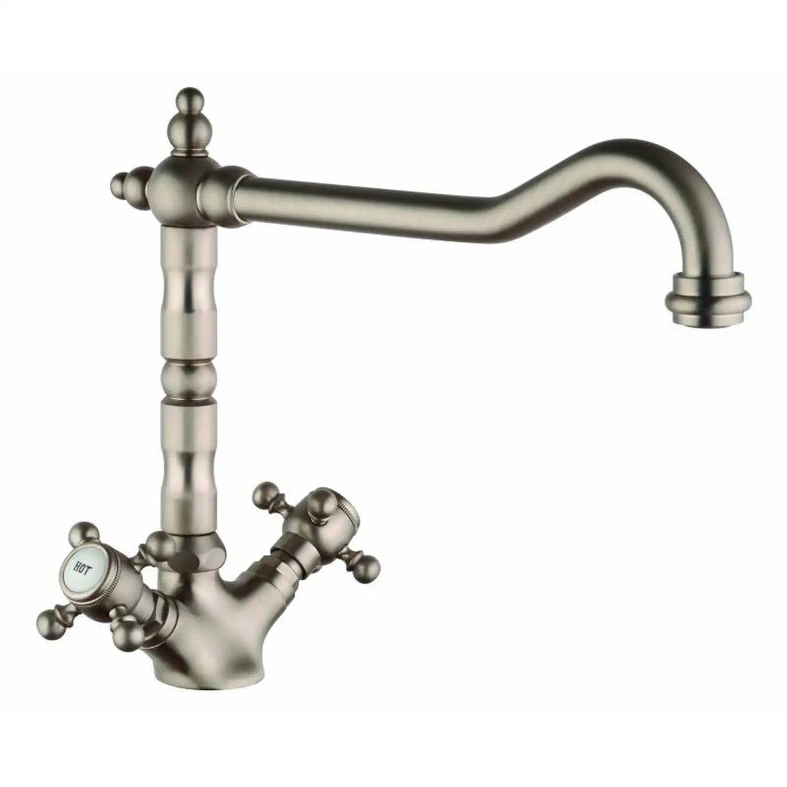 Paini Brushed One Tap Hole Baroc Mono Sink Mixer Tap LECQ570IA