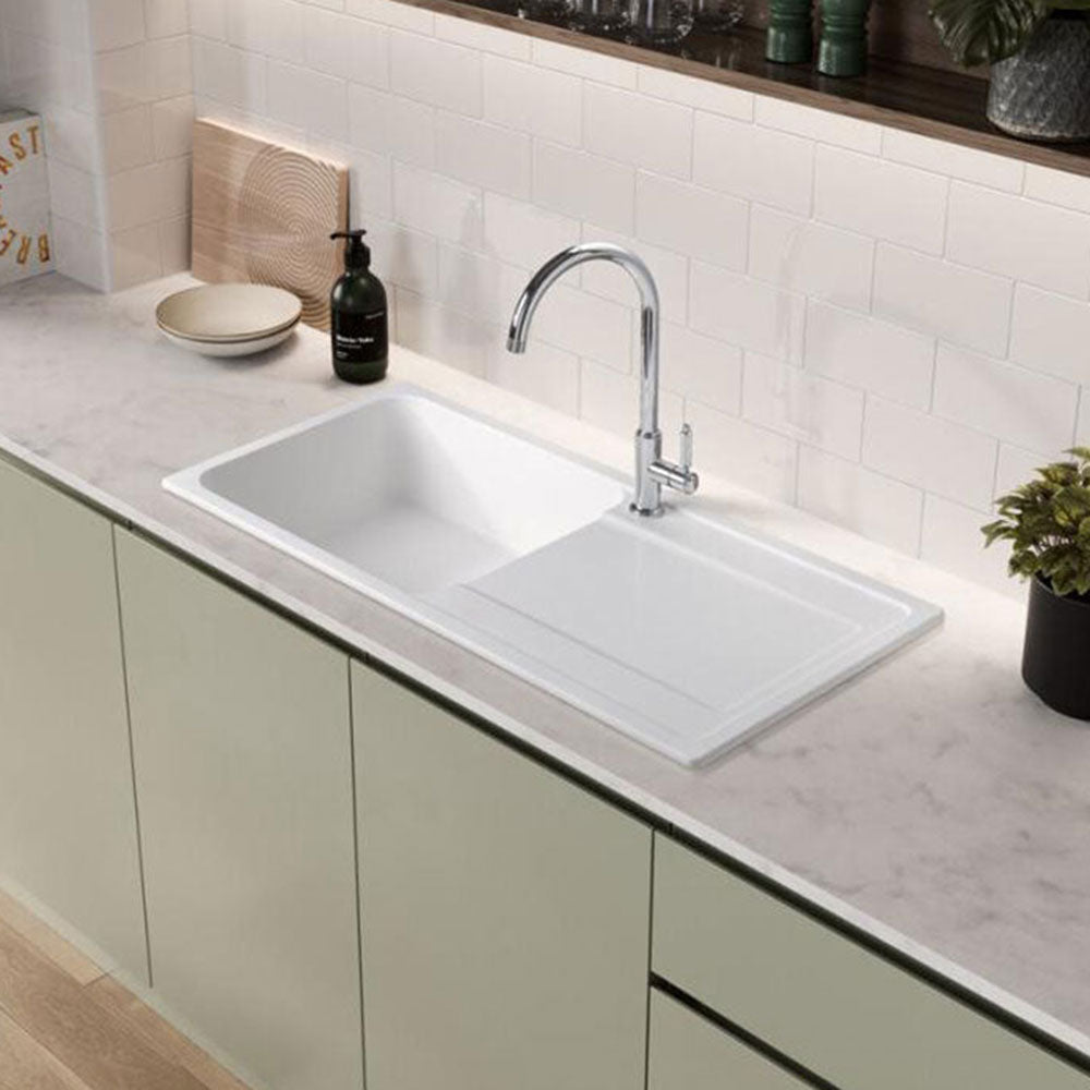 Rangemaster Loa 1.0 Bowl Granite Kitchen Sink & Waste Collection LOA1051 Series