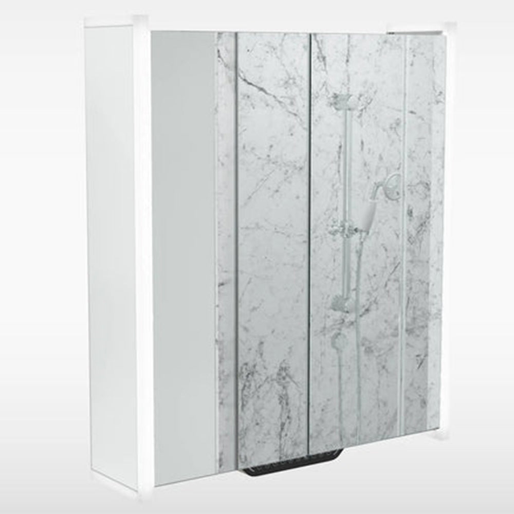 Sensio TrueHue Luka Silver 700x600 Illuminated Cabinet LS30192T0