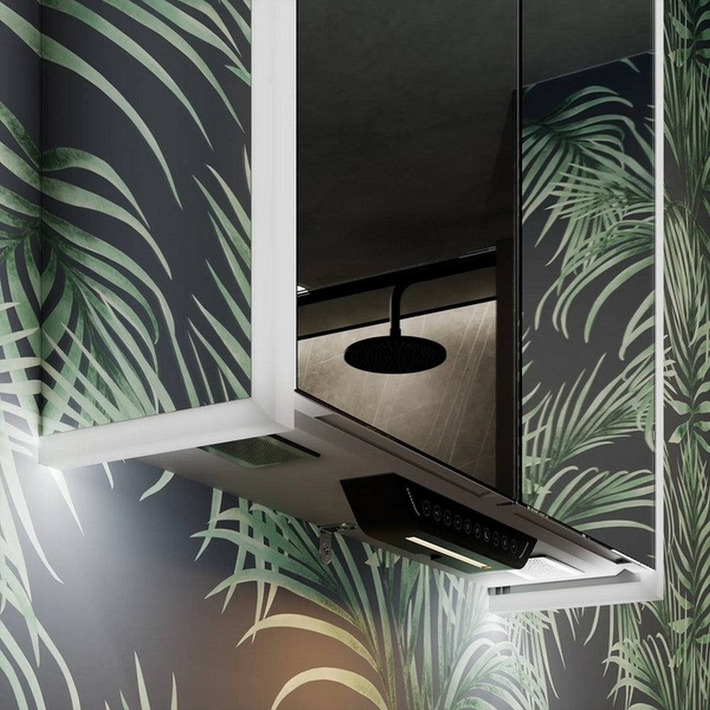 Sensio TrueHue Luka Silver 700x600 Illuminated Cabinet LS30192T0