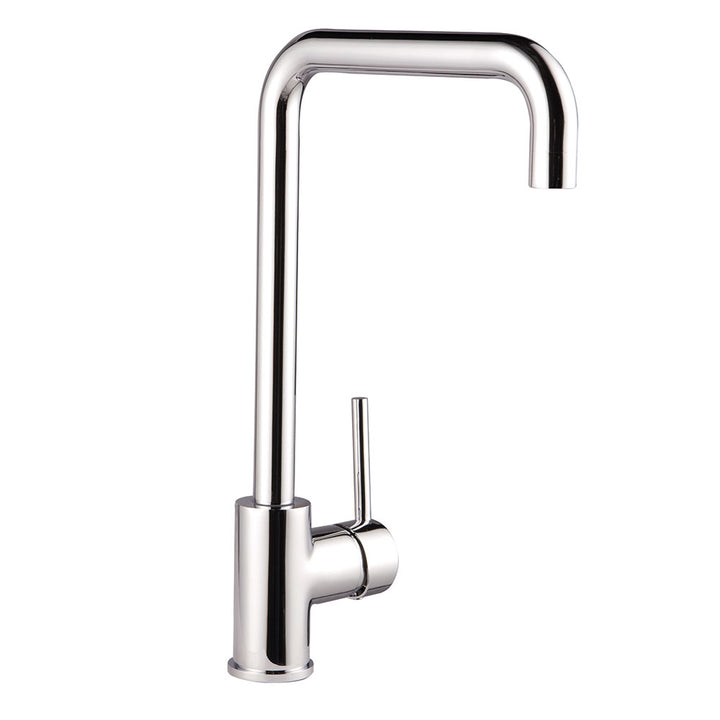 Harlyn Lundy Chrome Single Lever L Spout Kitchen Tap - Lundy-CH
