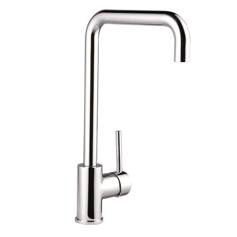 Harlyn Lundy Chrome Single Lever L Spout Kitchen Tap - Lundy-CH