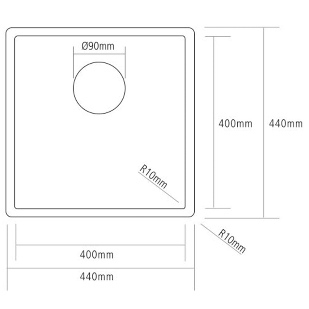 Caple Mode 1.0 Stainless Steel Kitchen Sink & Waste MODE401