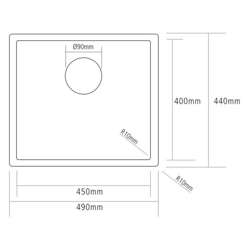 Caple Mode 1.0 Stainless Steel Kitchen Sink & Waste MODE451