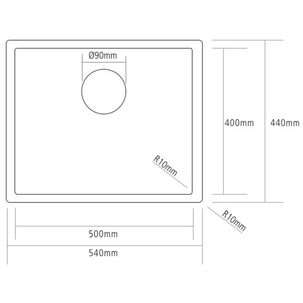Caple Mode 1.0 Stainless Steel Kitchen Sink & Waste MODE501