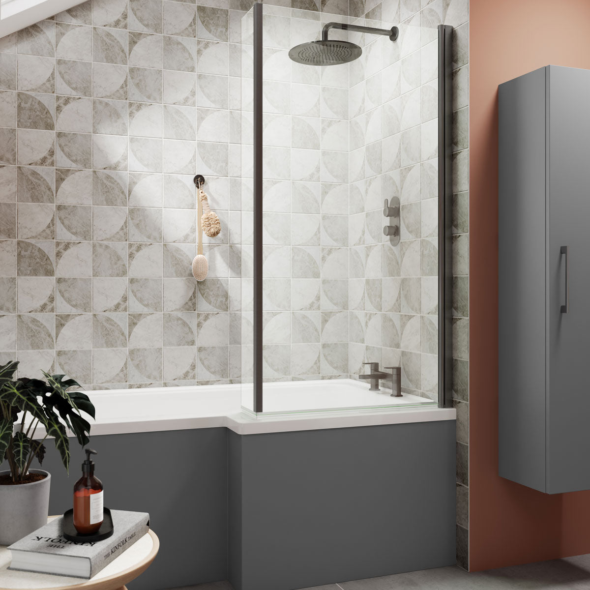 Nuie Athena and Arno 300mm Single Door Tall Cabinets and Units