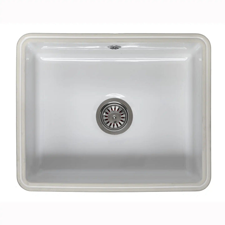 Reginox Mataro 1.0 Bowl White Ceramic Kitchen Sink
