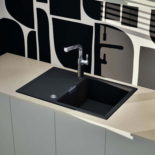 Schock Mono D 100 1.0 Bowl Granite Kitchen Sink & Waste