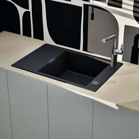 Schock Mono D 100XS 1.0 Bowl Granite Kitchen Sink & Waste