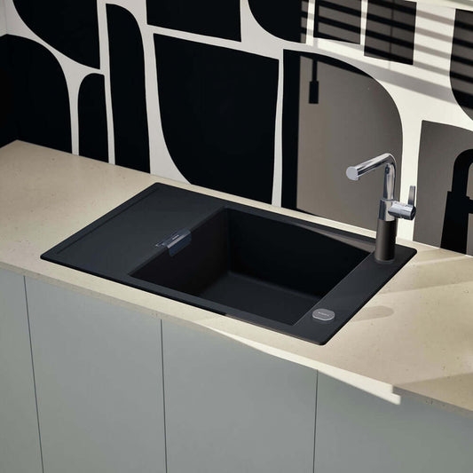 Schock Mono D 100XS 1.0 Bowl Granite Kitchen Sink & Waste