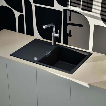 Schock Mono D 100 1.0 Bowl Granite Kitchen Sink & Waste