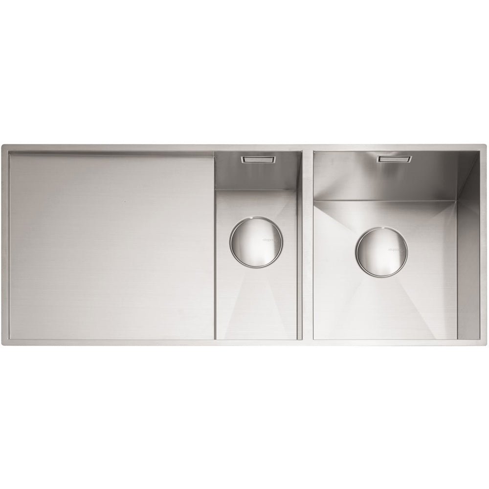 Caple Nada 150 1.5 Bowl Satin Stainless Steel Kitchen Sink & Waste LHD NA150L