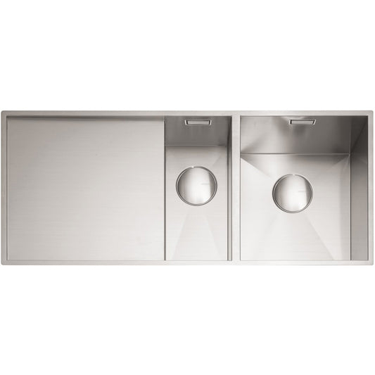 Caple Nada 150 1.5 Bowl Satin Stainless Steel Kitchen Sink & Waste LHD NA150L