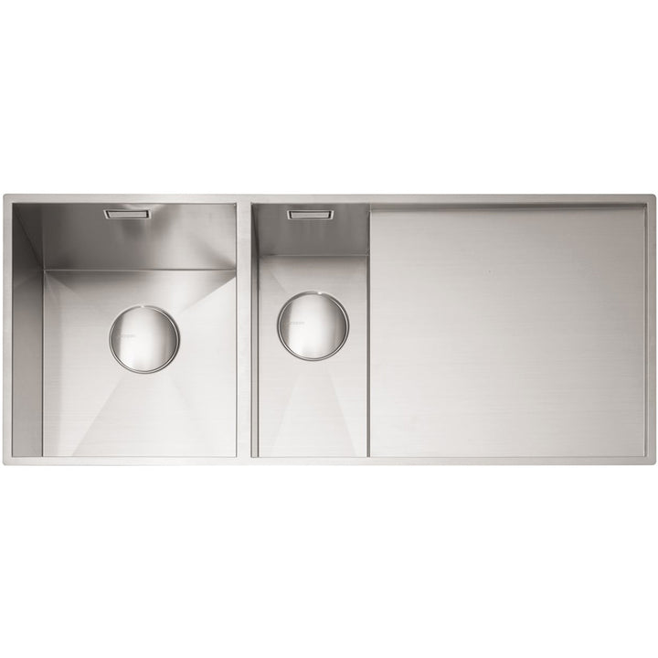 Caple Nada 150 1.5 Bowl Satin Stainless Steel Kitchen Sink & Waste RHD NA150R