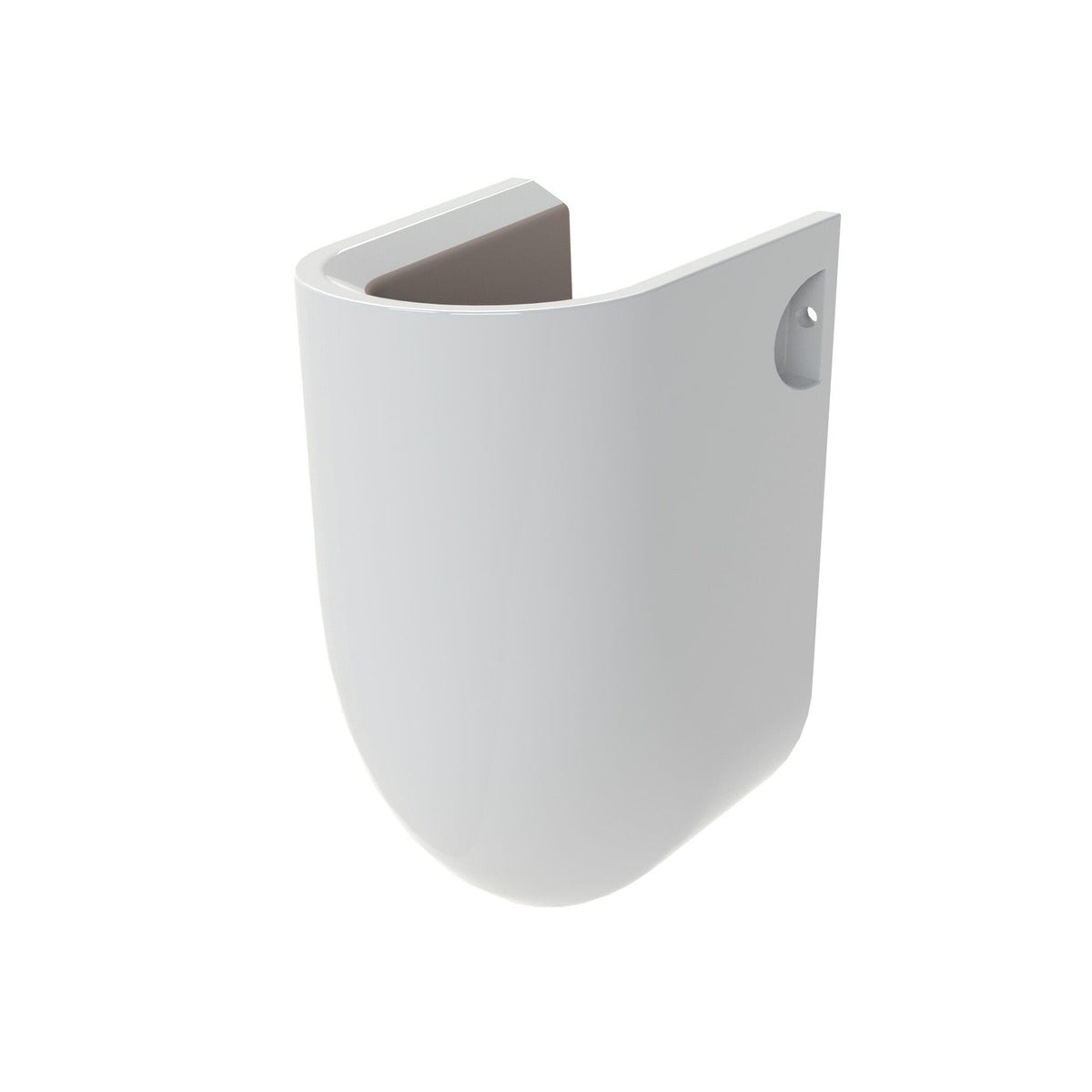 Nuie Ivo White Semi Pedestal ONLY NCS207
