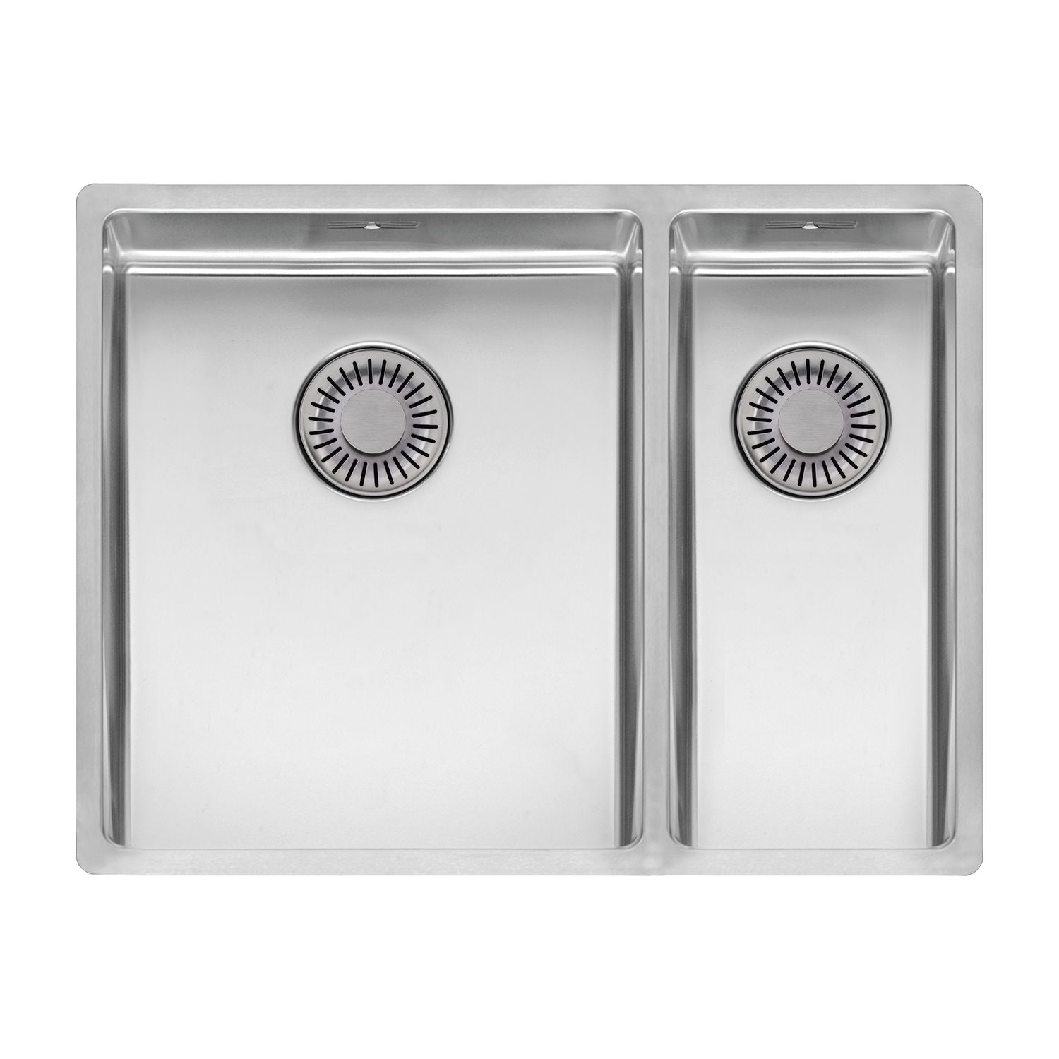 Reginox New York 34X40+18X40 1.5 Bowl Stainless Steel Kitchen Sink & Waste